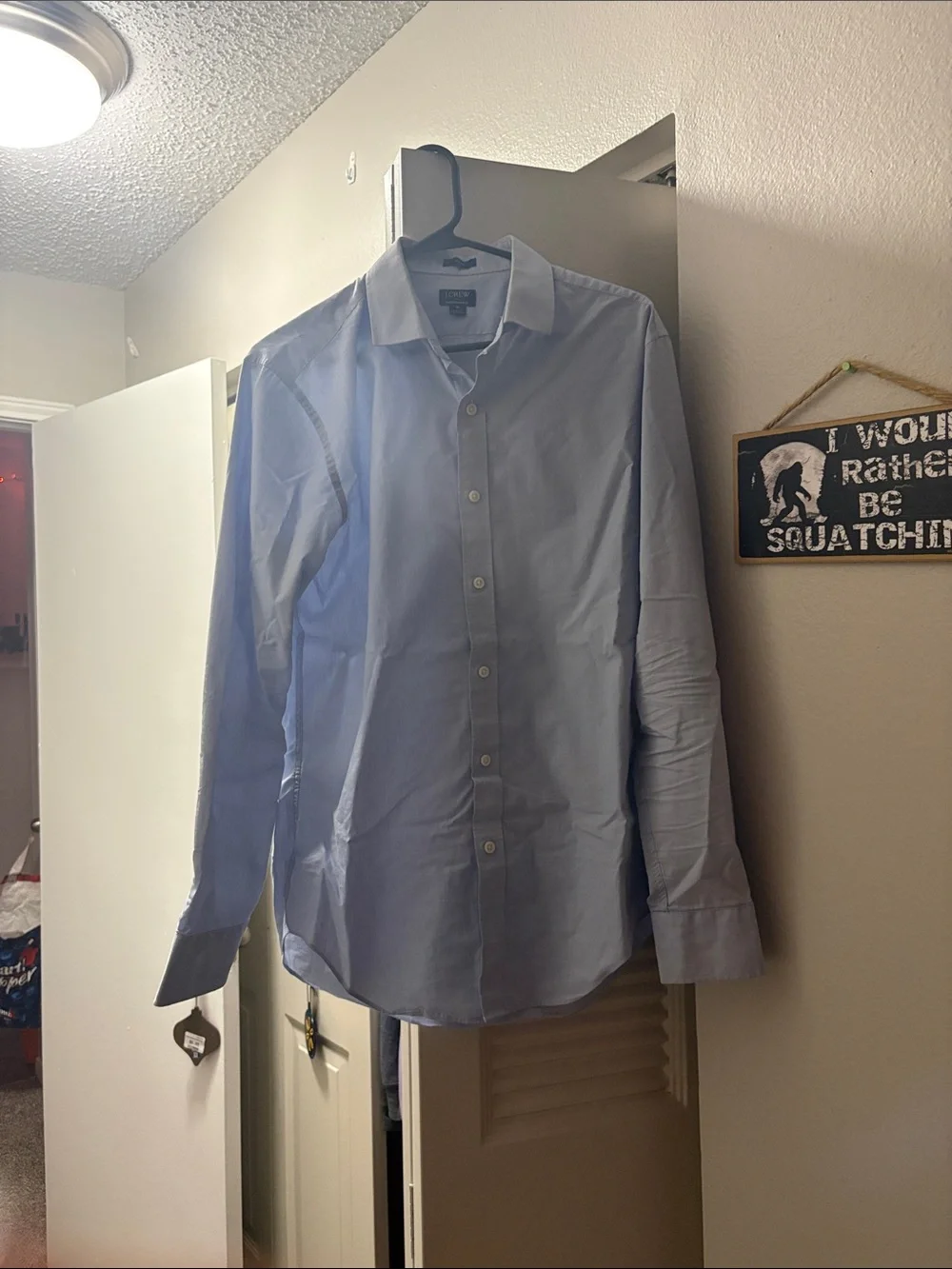 J. Crew Light Blue Men's Dress Shirt - Button Front